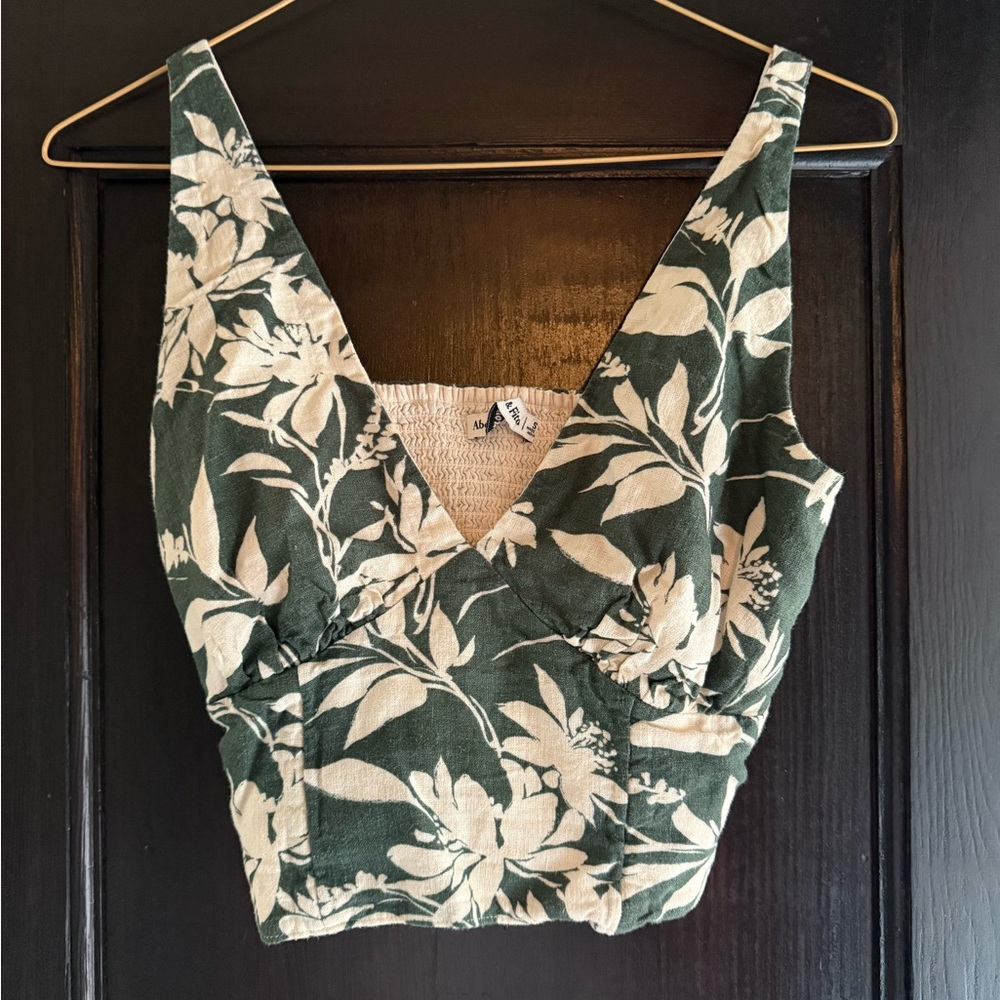 Abercrombie Floral Matching Set Top Skirt